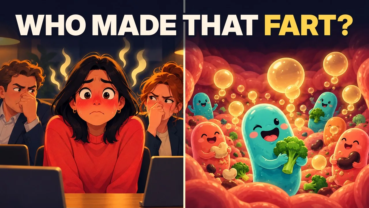 You Don't Make Your Farts. 38 Trillion Roommates Do.